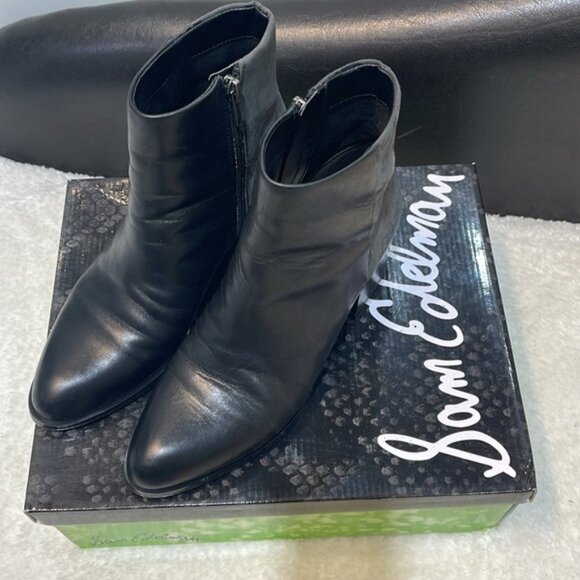 Sam Edelman Women's Joey Mid Heel Booties - Picture 9 of 9